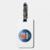 Kern Wild And Scenic River Bagagelabel (Achterkant verticaal)