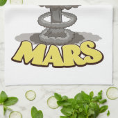 Kernbom op Mars Theedoek (Gevouwen)