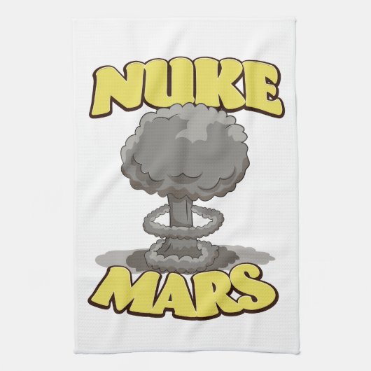 Kernbom op Mars Theedoek (Verticaal)