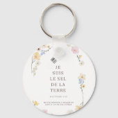 Kerndrager Ik ben het zout van de Aarde Sleutelhanger (Achterkant)