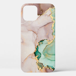 Kernen van doorschijnende tinten, die metallische iPhone 12 hoesje