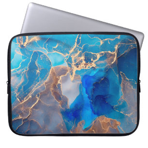 Kernen van doorschijnende tinten, die metallische  laptop sleeve