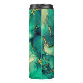 Kernen van doorschijnende tinten, die metallische  thermosbeker (Achterkant)