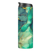 Kernen van doorschijnende tinten, die metallische  thermosbeker (Geroteerd rechts)