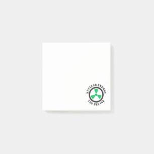 Kernenergie, alstublieft, kernenergie post-it® notes