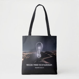 Kernenergie. De buitengewone Canvas tas van stroom