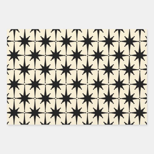Kernenergie in Cream en Black Inpakpapier Vel (Voorkant 3)