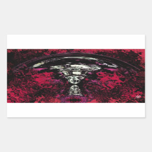 Kernexplosie Rechthoekige Sticker