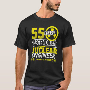 Kerningenieur 55 jaar zaterdag t-shirt