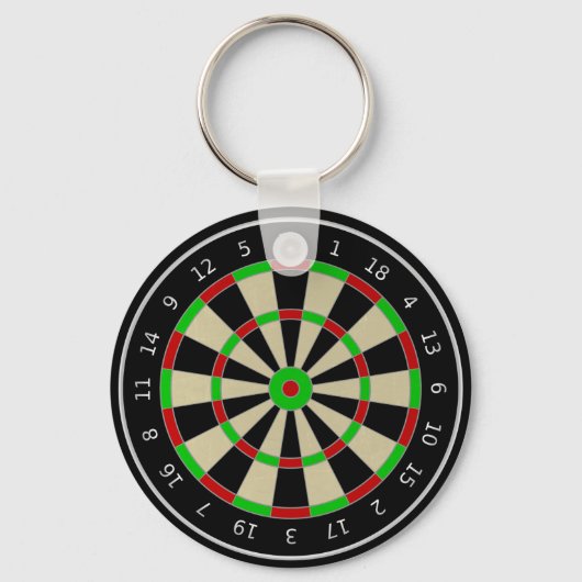 Kernketen Dartboard Sleutelhanger (Voorkant)