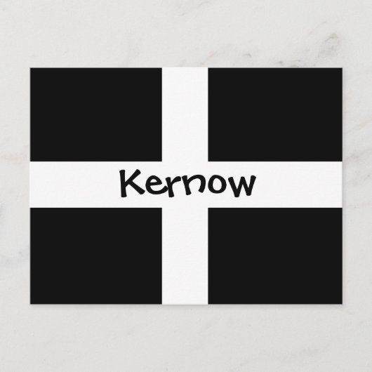Kernow - Cornwall Briefkaart (Voorkant)