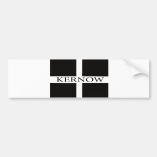 Kernow (Cornwall) vlag Bumpersticker
