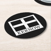 Kernow Ronde Kartonnen Onderzetter (Gebogen)