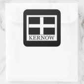 Kernow Vierkante Sticker (Tas)