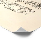 Kernsplijting 1956 Patent Art Old Peper Poster (Hoek)