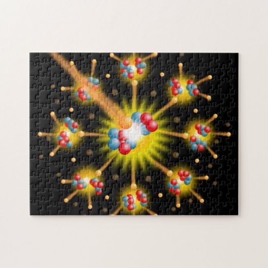 Kernsplijtingswetenschap Legpuzzel (Horizontaal)