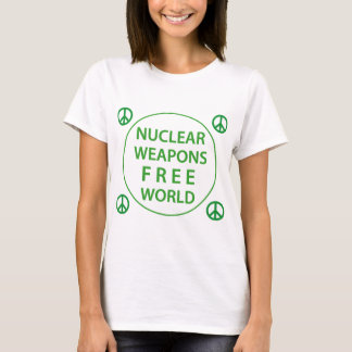Kernwapenvrije wereld t-shirt