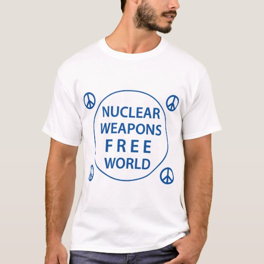 Kernwapenvrije wereld t-shirt (Voorkant)