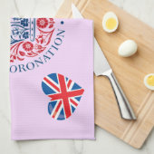 Keronatie van koning Charles III Theedoek (Quarter Fold)