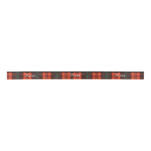 Kerr clan Pset Scottish tartan Lint (Voorkant)