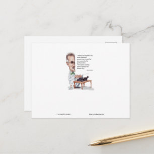 Kerr/Londen James Joyce & English is Torture Quote Briefkaart