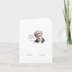 Kerr/London James Joyce & "God Spoke" Citaat Kaart