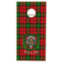 Kerr Schotse Clan Tartan Crest Cornhole Set