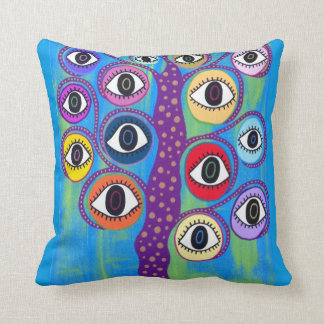 Kerri Ambrosino Pillow Art Evil Eye Tree of Life Kussen