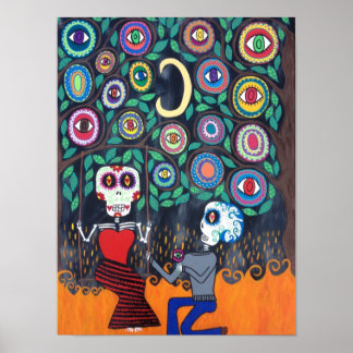Kerri Ambrosino Poster d'Art Jour des Morts