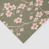 Kerriebloesem ephemerpatroon tissuepapier (Detail)