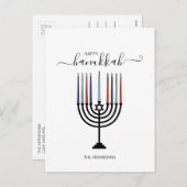 Kerruka Menorah Feest Ansichtkaart Feestdagenkaart (Voorkant / Achterkant)