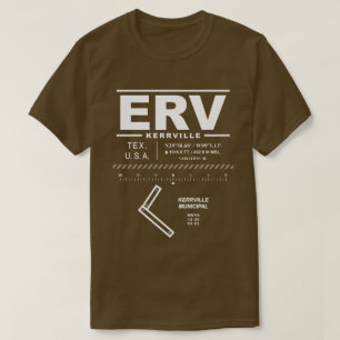 Kerrville Municipal Airport ERV T-shirt