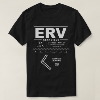 Kerrville Municipal Airport ERV USAA T-shirt