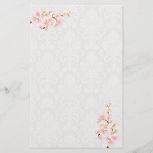 Kerry blossom tree branch Stationery Briefpapier