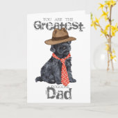 Kerry Blue Dad Kaart (Gele Bloem)