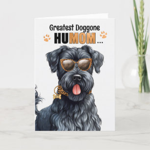 Kerry Blue Terrier Beste HuMOM Ooit Moederdag Feestdagen Kaart