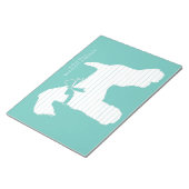 Kerry Blue Terrier Dog Puppy Notitieblok (Schuin)