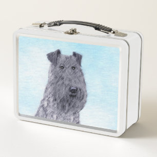 Kerry Blue Terrier Painting Cute Original Dog Art
