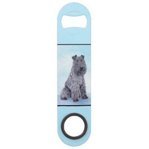 Kerry Blue Terrier peinture mignonne Chien d'origi