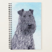 Kerry Blue Terrier peinture mignonne Chien d'origi (Devant)