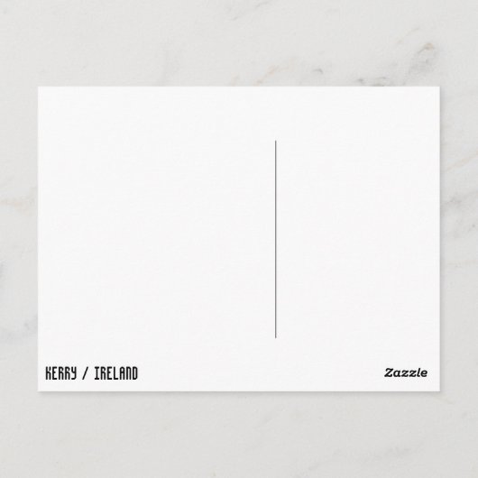 Kerry / Ierland Briefkaart (Achterkant)