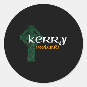 Kerry Ireland County Crest Ronde Sticker