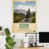 Kerry Ireland, Retro Irish Travel Advert Poster (Thuiskantoor)