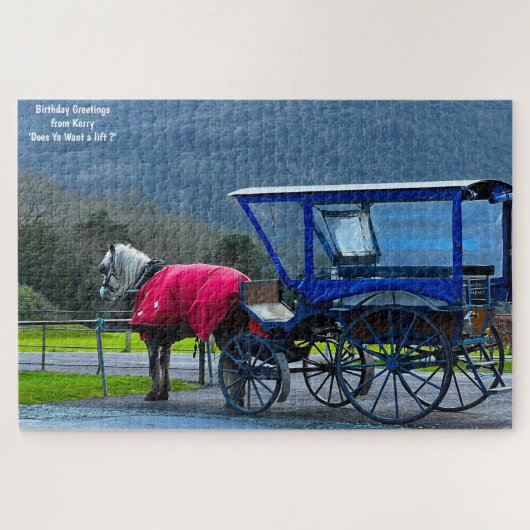 Kerry Jaunting Cart Jigzaag Puzzle Legpuzzel (Horizontaal)
