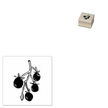 Kerry Tomaten Plant Gardening Rustic Lino-cut