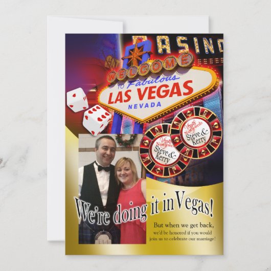Kerry Vegas Reception (neem contact met me 2 perso Kaart (Voorkant)
