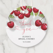 Kers Bruiloft Feest Dank je wel Bedankjes Labels (Voorkant)