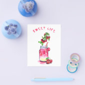 Kers Cool drank Zomer Cocktail Feest Flyer (Enkel)