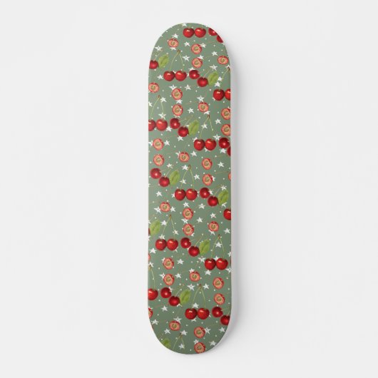 kers en sterren skateboard (Voorkant)