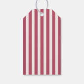 Kers gestreepte dank je cadeaulabel (Achterkant)